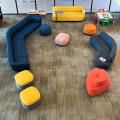 Singapore American School | Products Seen: [Bruno Pouf - Sq580, Oat Midback Modular Sofa, Chimo Pouf / Ottoman - Medium, Credo Pouf - W700, Wakana Pouf - Dia670, Credo 3-Seater Arm Sofa w/ Tablet, Roche Sofa - V2 & Oakley Return Sofa]